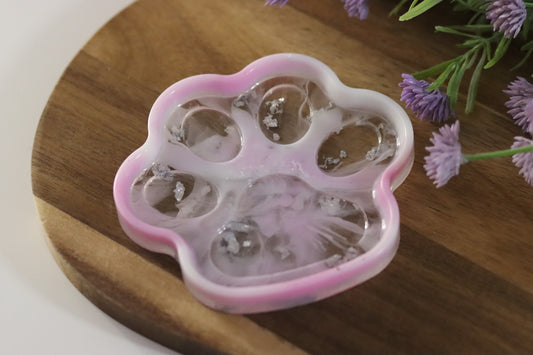 Pfotenschale weiß/rosa - Sofortverkauf