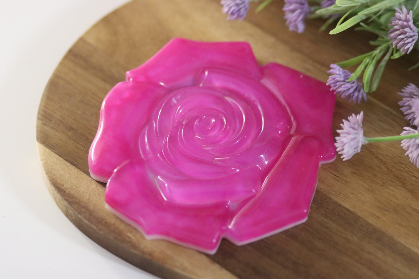 Untersetzer Rose Pink/Weiß Sofortverkauf
