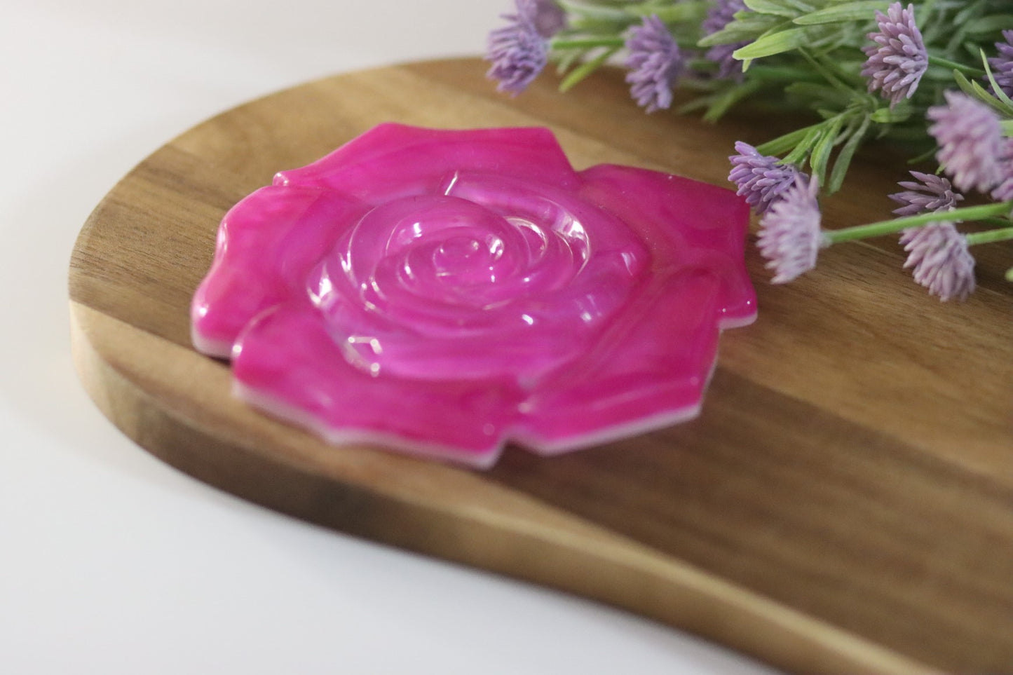 Untersetzer Rose Pink/Weiß Sofortverkauf