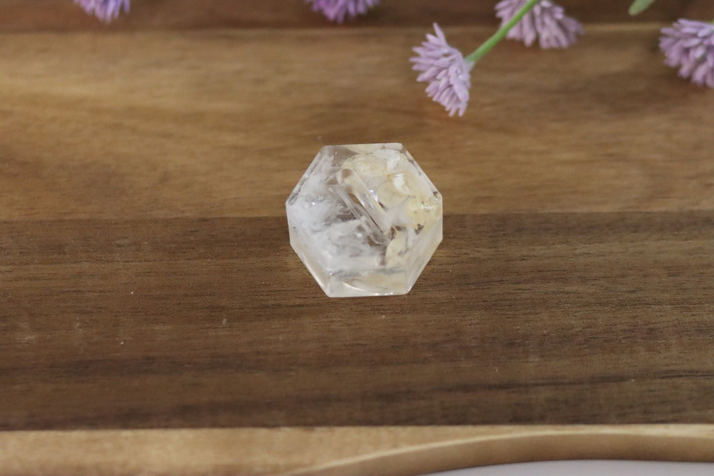 Ringhalter aus Epoxidharz mit echten Blüten | handgemachtes Unikat | Sofortkauf