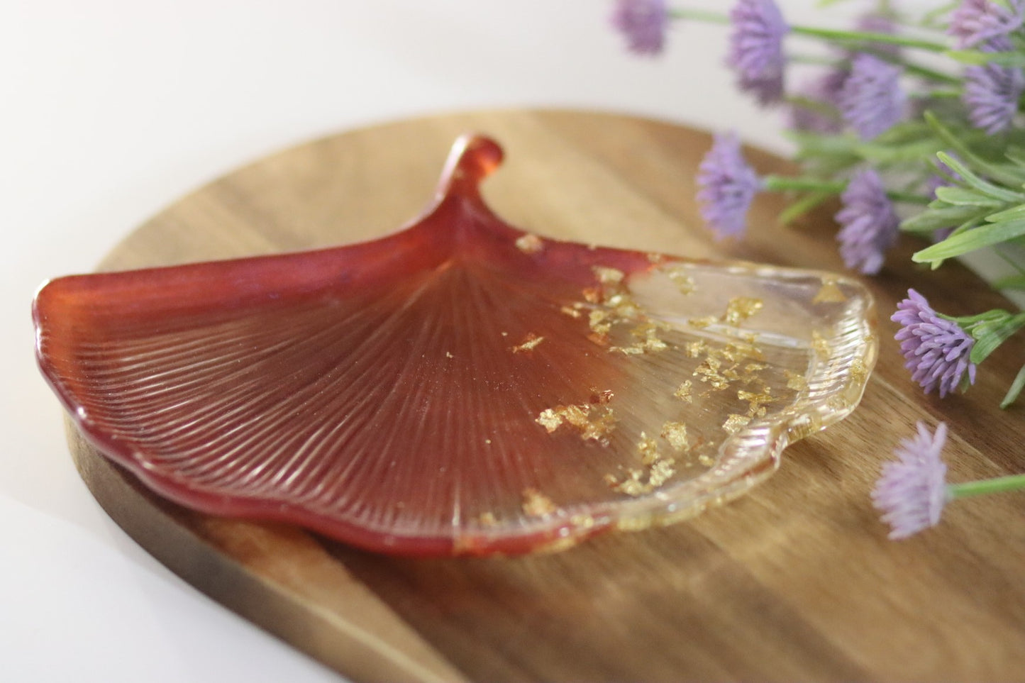 Gingko Schale aus Epoxidharz