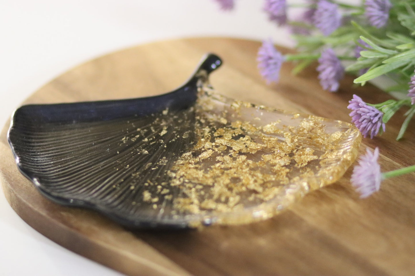 Gingko Schale aus Epoxidharz